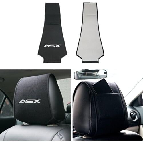 1PCS Car seat headrest cover for Mitsubishi ASX accessories Car Styling