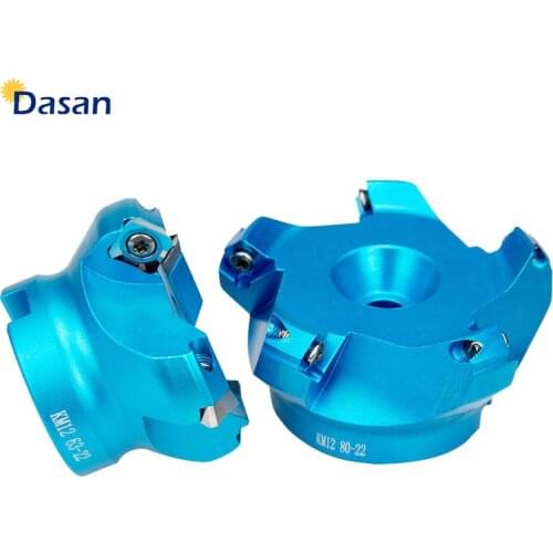 1pc KM12-63-22 Aluminum Face Mill SEHT1204 AFFN Al Plate Indexable Milling Cutter Tool Holder Set