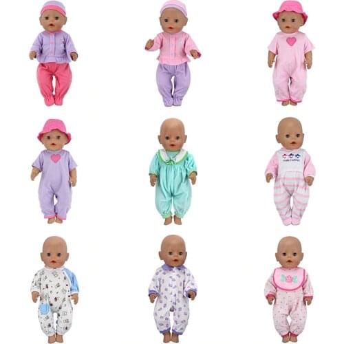15 Style clothes Wear for 43cm baby Doll, Children best Birthday Gift(only sell clothes)