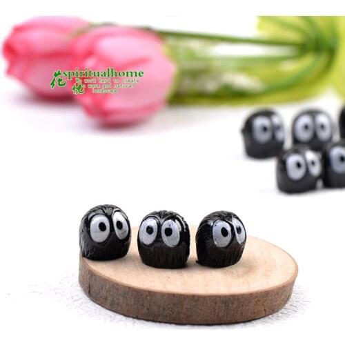 200 Pcs Moss Micro Landscape Decoration Black Coal Briquettes DIY Black Material Wholesale Miniature Garden Ornament