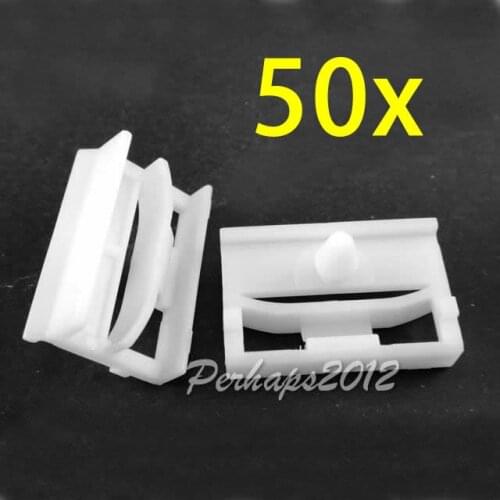 50 pcs for Bmw E36 E46 E90 E91 3 series Rocker Panel Door Sill Moulding Clip Retainer 51718184574