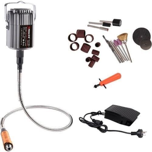 780W Hard Core Hanging Mill 4MM Suspension Professional Jade Carving Machine Flexible Shaft Engraving Root Handle Drill Chuck