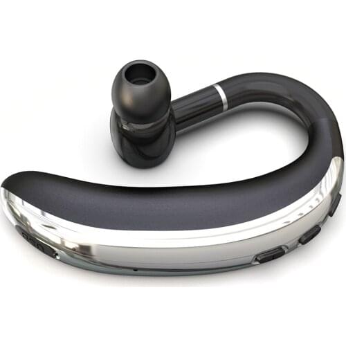 BT 5.0 Business Earbud Single Wireless Rotatable Earbud for Ear Noise Reduction Power Display Multifunctional Buttons headset