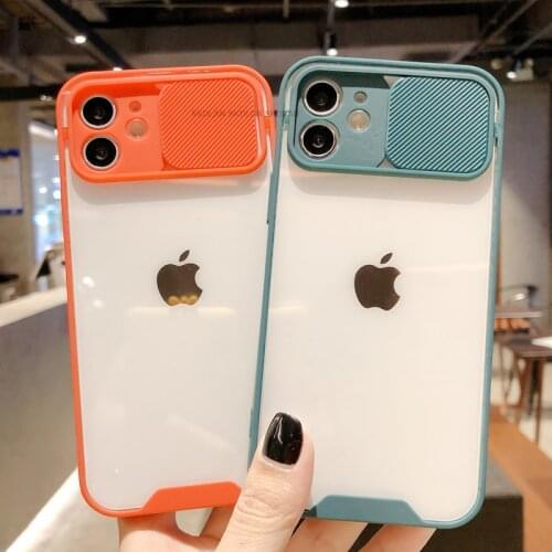 Camera Lens Protection Phone Case For iPhone 12 Pro max 11 7 8 Plus Hard PC Transparent Back Cover For iPhone 12 Pro X XR Xs Max