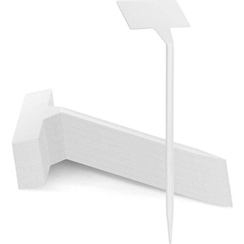 40Pcs Outdoor Plant Label,Waterproof Plastic Plant T-Type Tags, Durable Nursery Garden Markers,Perfect for Herbs,Flowers