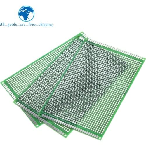 5pcs 8x12cm 80x120 mm Double Side Prototype PCB Universal Printed Circuit Board Protoboard For Arduino