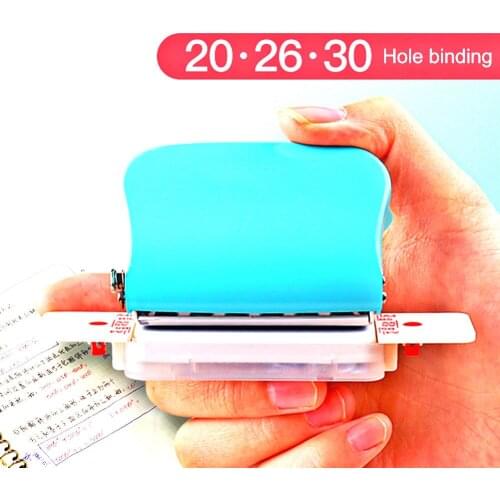 A4(30 Holes) B5(26 Holes) A5(20 Holes ) Diy Hole Puncher Loose Leaf Hole Punch Handmade Loose-leaf Paper Hole Puncher For Office
