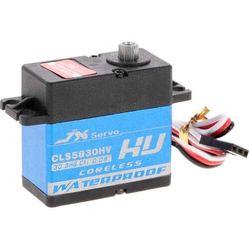 JX CLS5830HV 30.3KG Digital Metal Mini Micro Servo Full Waterproof for 1/5 Redcat HPI Baja 5B SS RC Car Airplane RC Servo