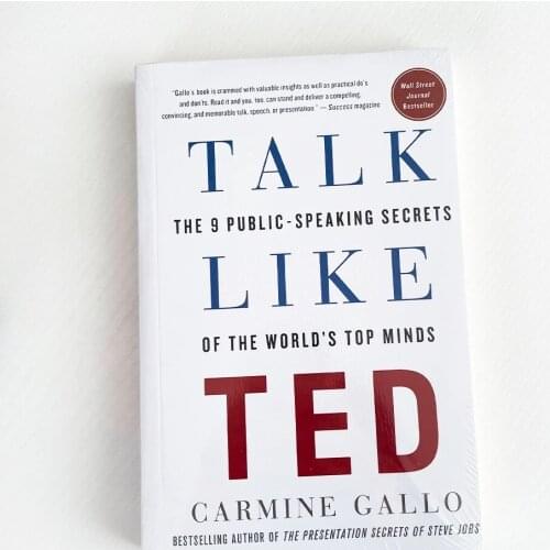 TALK LIKE TED By Carmine Gallo The 9 Public Speaking Secrets Self Improvement Speech Eloquence English Book