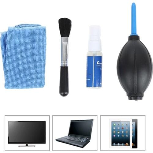 4 In1 Screen Cleaning Kit For TV LED PC Monitor Laptop Tablet IPad Cleaner Tool Monitor Cleaner Cleaning Kit Latest Tools
