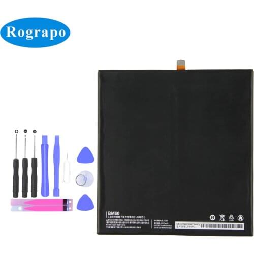 New 6520mAh BM60 Battery For Xiaomi Pad 1 Mipad 1 A0101 BM 60 Baterij Bateria Batterie Cell Mobile Phone Batteries