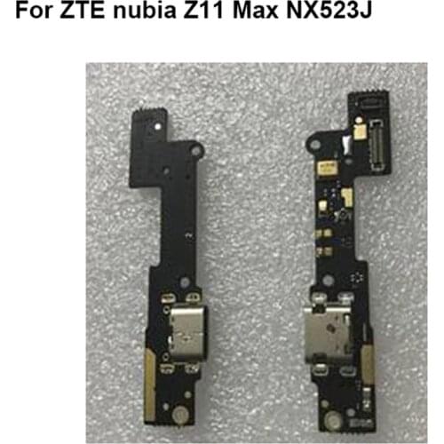 Original For ZTE nubia Z11 Max NX523J 6inch usb charging charger Connector FLEX CABLE port Board For ZTE nubia Z 11 Max NX 523J