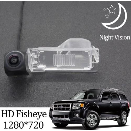 Owtosin HD 1280*720 Fisheye Rear View Camera For Ford Escape/Mercury Mariner 2008-2012 Car Reverse Parking Accessories
