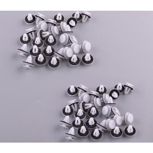 60pcs Plastic Door Panel Trim Fastener Clips Fit For Mercedes Benz R129 W202 W203 W211 0119887678 A0119887678 011 988 76 78
