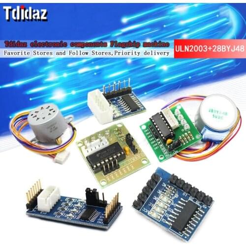 ULN2003 driver board 28BYJ48 five-wire four-phase stepper motor module 5V 51 single-chip microcomputer AVR extension