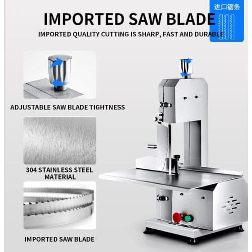 RC-210 bone sawing machine bone cutting machine commercial desktop sawing meat cutting fish trotter steak bone frozen meat bone