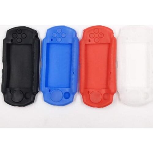 Silicone Soft Protective Cover Shell for Sony PlayStation Portable PSP 1000 1004 1008 Console PSP1000 Body Protector Skin Case
