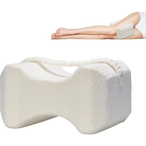 Sleeping Memory Foam Orthopedic Pillow Knee Leg Positioner Pillows Pregnancy Body Knee Side Lying Support Cushion Legs Hip Pain