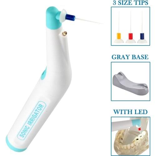 Dental Sonic Irrigator Dentistry Endo Files LED Sonic Activator With 60 PCS Tips For Root Canal Endo Cleaning Instrument