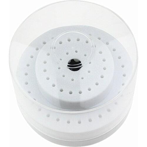 Dental Lab Equipment 60 Holes (Round) Plastic Bur Holder Burs Block Case Box For Diamond Bur Holder Dentist Instrument