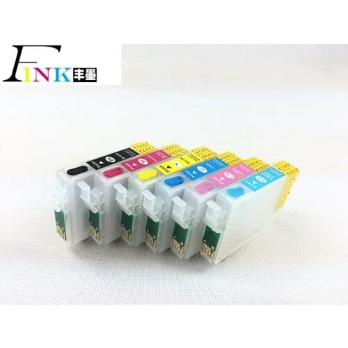 T0791 empty refillable ink cartridge for Epson Artisan 1430 photo PX730WD PX800FW PX810FWPX820FWD PX830FWD printer with ARC chip