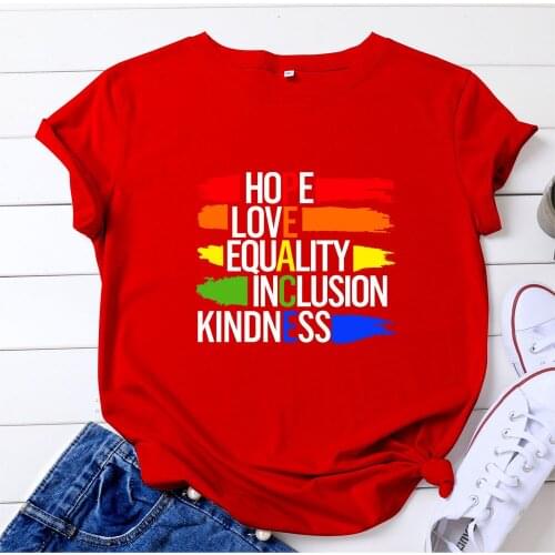 WISH ebay spring and summer new hot sale color letters casual 100% cotton short-sleeved T-shirt women women sexy tops y2k shirt