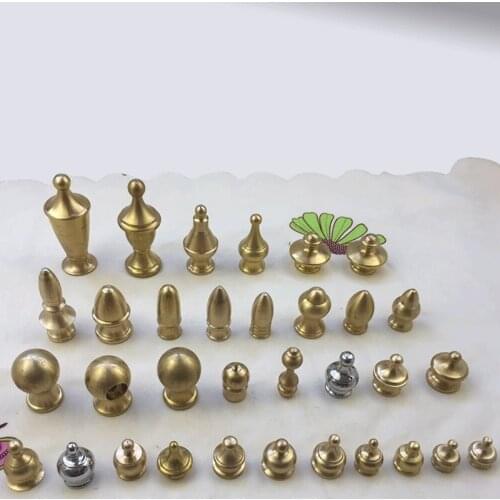 1pcs Pure brass M10 inner tooth flat top nut lamp fitting