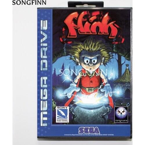 16 bit MD Memory Card With Box for Sega Mega Drive for Genesis Megadrive - flink