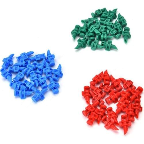 50pcs/lot 90/180/360 Degree ,lawn sprinker Micro Garden Agriculture Watering Spray Misting Nozzle Sprinkler Irrigation System