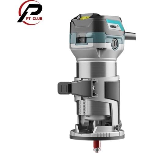710W Electric Trimmer Router Wood Milling Machine Carpentry Manual Trimming Tools Woodworking Laminate Trimmer Tupia Power Tools