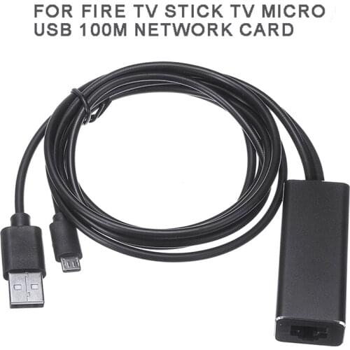 Ethernet LAN USB Adapter Micro USB To RJ45 For Amazon Fire Stick Chromecast Network Equipment Tools
