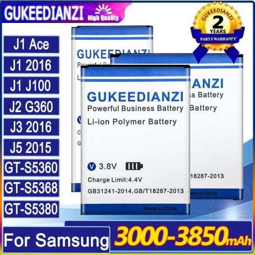 Battery EB-BJ120CBE For Samsung J1 J3 (2016) J120F/ Galaxy J1 J2 J5 Core Prime Win 2 Duos Express 3 S5360 EB BJ120CBE BG530BBE