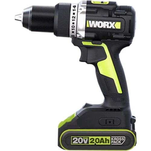 WORX 20V Brushless Lithium Drill Wu186 Rechargeable Electric Screwdriver 60N.m High-power Multi-function Drill Power Tools