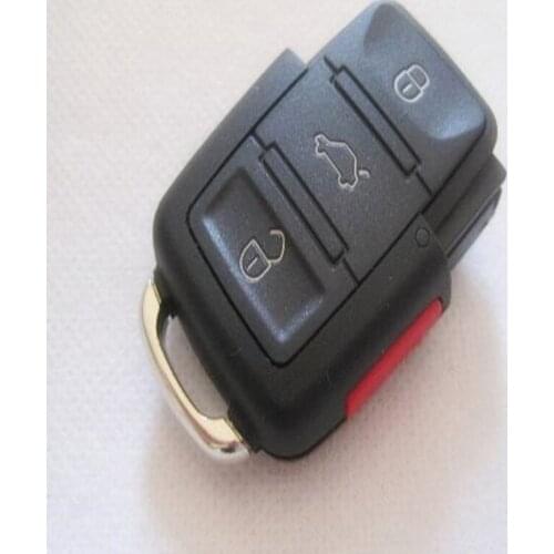 3+1 Button Remote Car Key Shell Case For VW touareg Flip Folding Remote Key Case