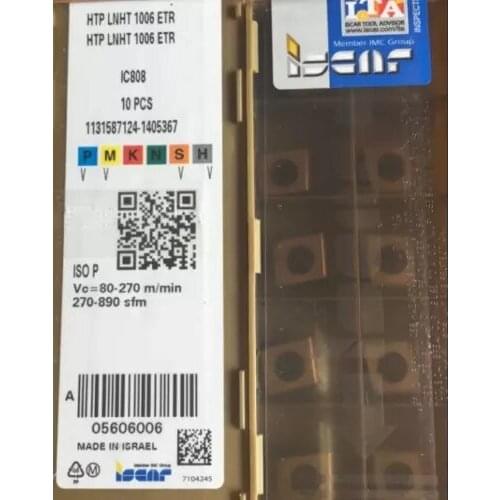 10 PCS CARBIDE INSERT HTP LNHT 1006 ETR IC808