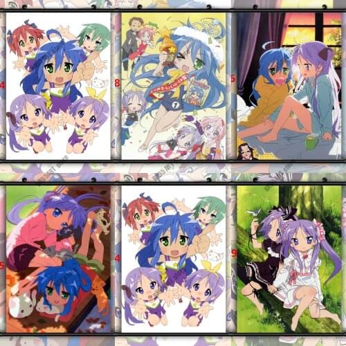 Canvas Painting Anime Posters and Prints Wall Art Lucky Star Izumi Konata Room Decor Pictures Kids Home Decoration Wall Decor