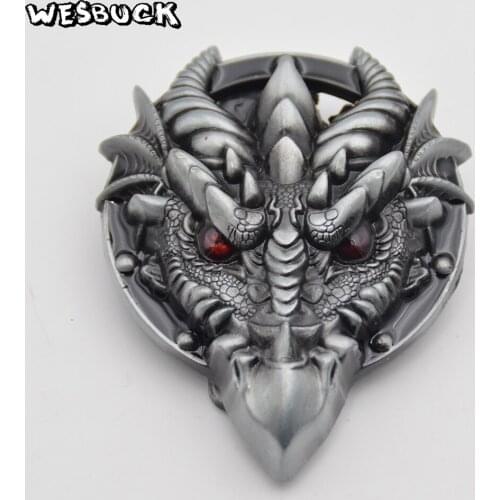WesBuck Brand Cool Belt Buckls For Mens Women Belt Buckles Dinosaur Western Cowboy Cowgirl Buckle