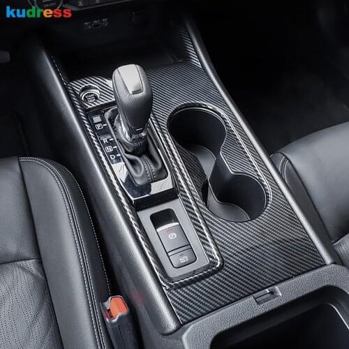 For Nissan Altima 2019 2020 2021 Carbon Fiber Gear Shift Panel Cover Trim Sticker Interior Accessories Car Styling LHD