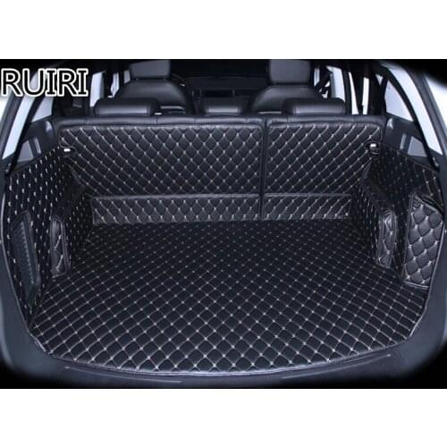 Best quality! Special trunk mats for Land Rover Discovery Sport 5seats 2017-2014 durable cargo liner boot carpets,Free shipping