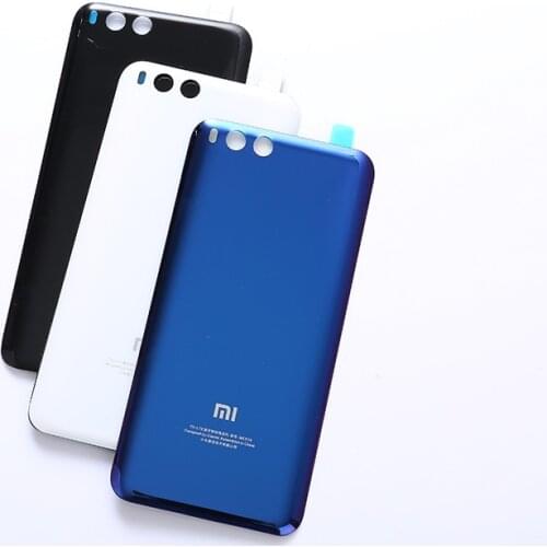 MI6 100% Original 3D Glass Rear Housing Cover For XIAOMI MI 6 , Back Door Replacement Hard Battery Case,3 Colors Stock Xiaom Mi6