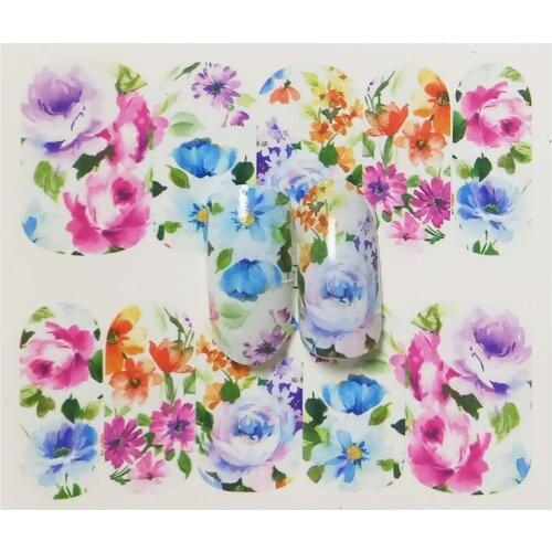 Water Decal Sliders Wraps Tool Water Stickers For Nails Cartoon Design A15