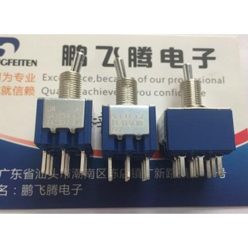 Original new 100% 8J3012-Z toggle switch 9pin 2 gear rocker toggle switch 6A125VAC