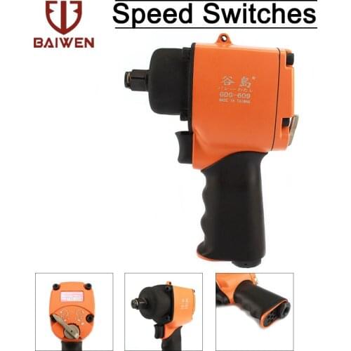 1/2'' Pneumatic Impact Wrench Professional Torque Tool 10000RPM Mini Air Tool For Auto Repair With Speed Switches