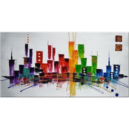 Hand painted abstract oil painting on canvas modern 100% best art abstract oil painting original directly from artist BALA-002