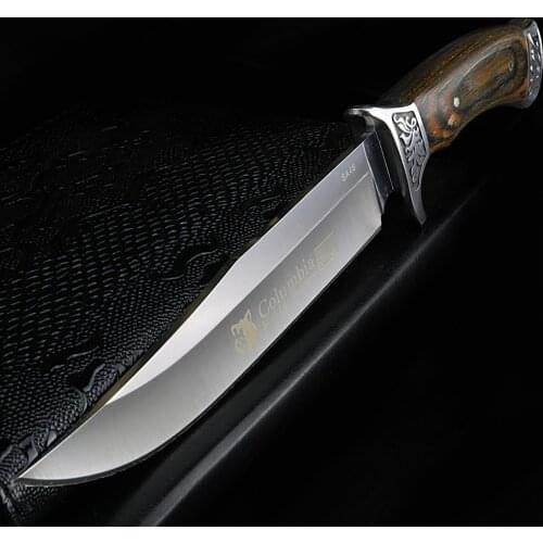 XUAN FENG Outdoor Knife Camping Portable Hunting Fixed Knife Survival Multifunctional Knife Travel Self-defense Tool EDC