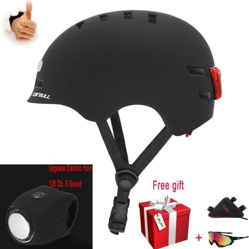 Cairbull New Sports Bicycle Helmets Casco Ciclismo City Commuter Leisure Mtb Bicycle Riding Helmet With Front And Rear Lights
