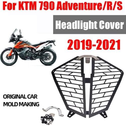 For KTM 790 ADV 790ADV 790 Adventure R S 2019-2021 Headlight Cover Motorcycle Head Lamp Guard Protector Grill Grille Protection