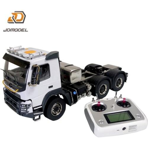 1/14 JDMODEL 6*6 Metal RC Tractor Truck Model With I6S Radio Gearbox ESC Axles Wheels TH18489-SMT5