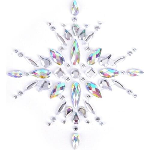 1pc Women Bra Breast Pasties Crystal Bra Stickers Adhesive Stickers 17.5*14cm