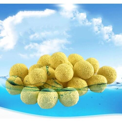 10pcs Aquarium Fish Tank Filter Media Ball Ceramic Biochemical Ball Filter House Aquarium Fish Tank Water Cleaning Accessories
